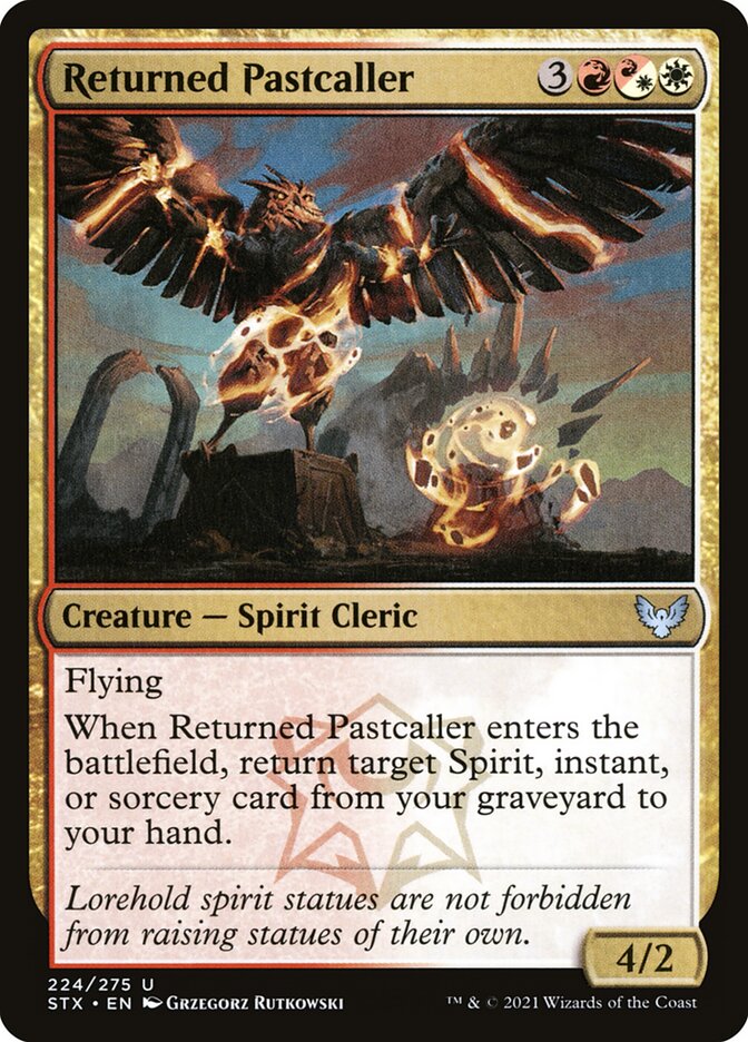 Returned Pastcaller 224 (Strixhaven: School of Mages)  - Foil | Chromatic Games