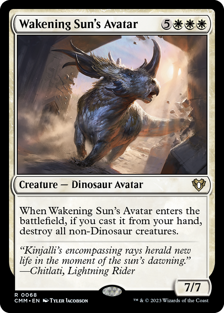 Wakening Sun's Avatar [Commander Masters] | Chromatic Games