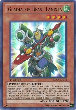 Gladiator Beast Lanista [LCGX-EN252] Ultra Rare | Chromatic Games