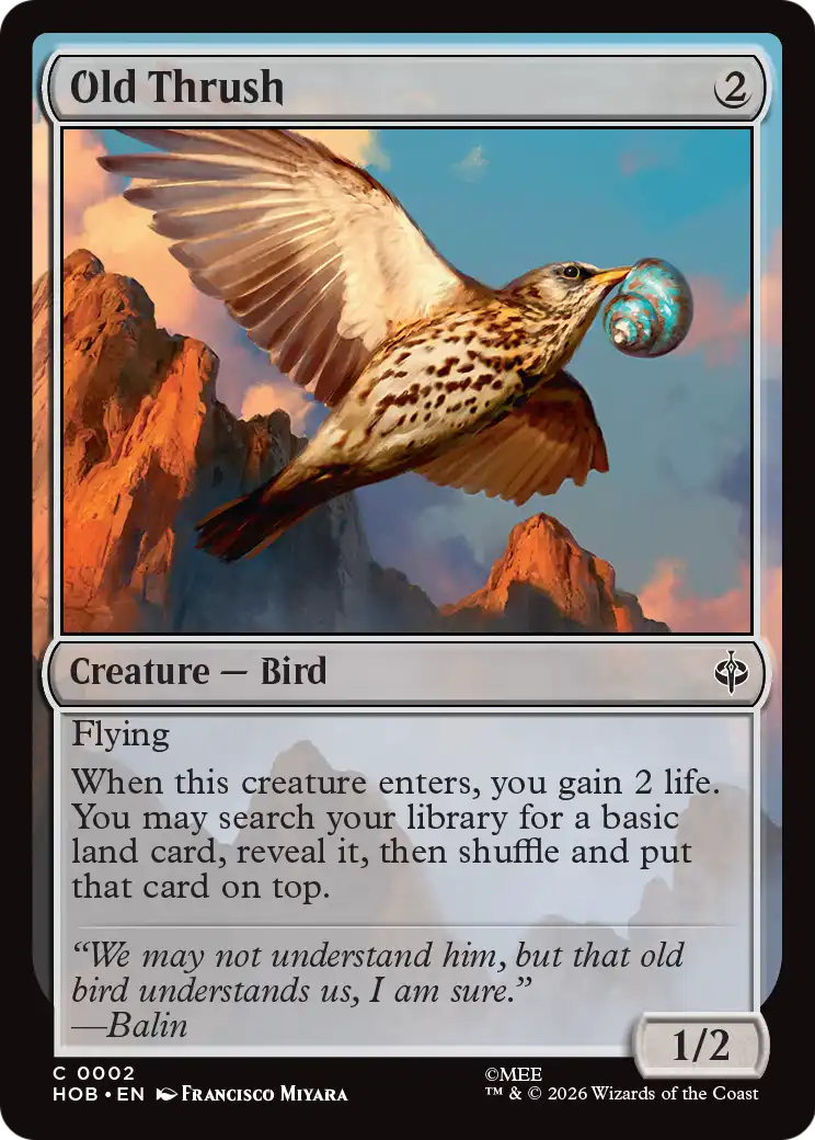 Old Thrush [The Hobbit] | Chromatic Games