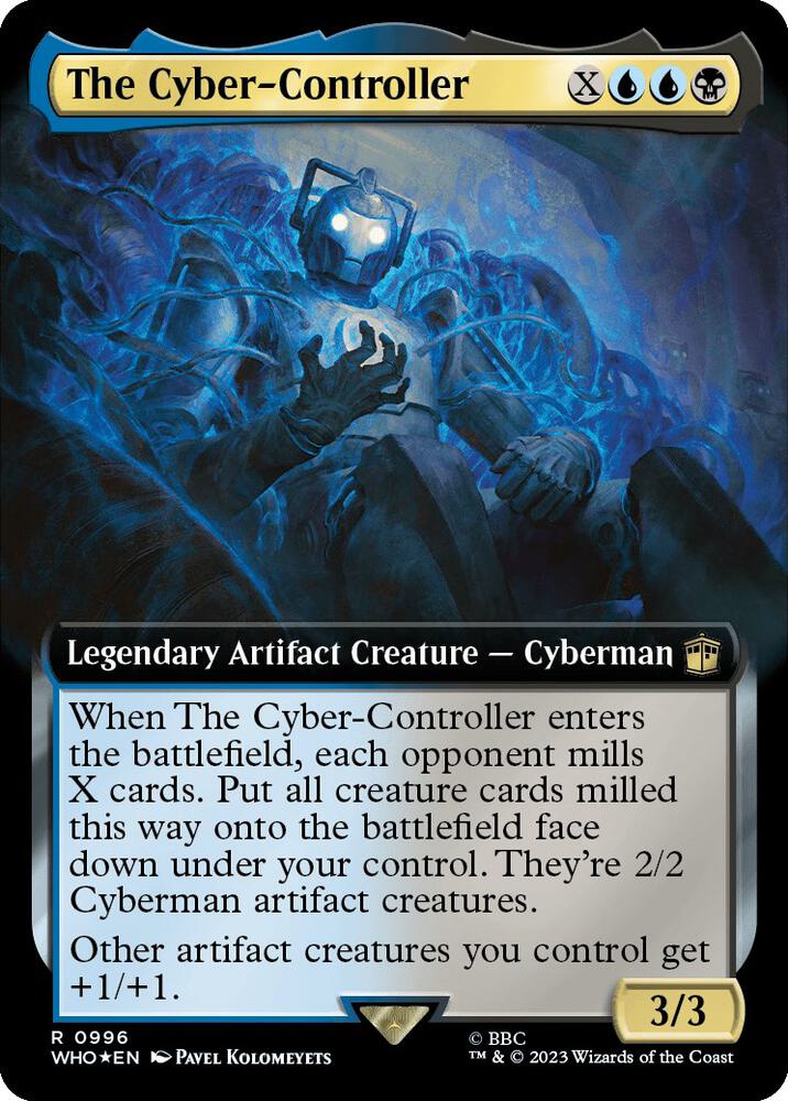 The Cyber-Controller 996/331 (Universes Beyond: Doctor Who)  - Extended Art Surge Foil | Chromatic Games