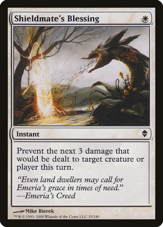 Shieldmate's Blessing 35/249 (Zendikar)  | Chromatic Games