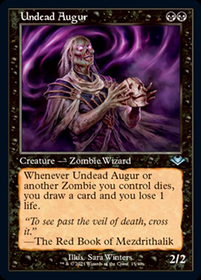 Undead Augur (Retro Foil Etched) [Modern Horizons] | Chromatic Games