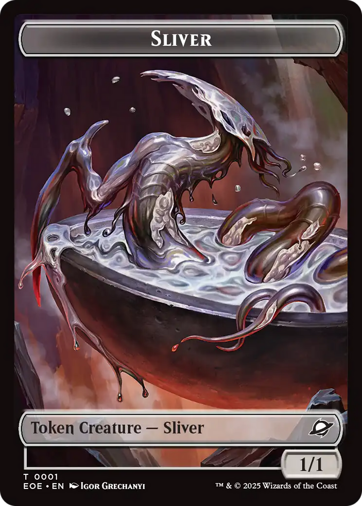 Robot // Sliver Double-Sided Token [Edge of Eternities Tokens] | Chromatic Games
