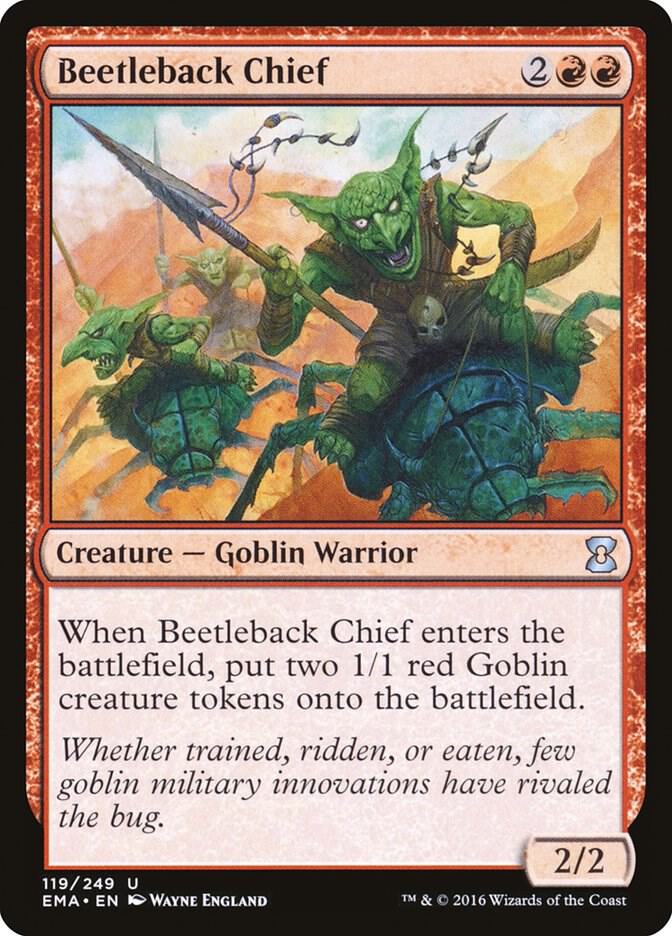 Beetleback Chief 119/249 (Eternal Masters)  | Chromatic Games