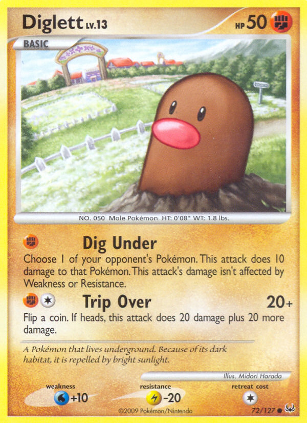 Diglett (72/127) [Platinum: Base Set] | Chromatic Games