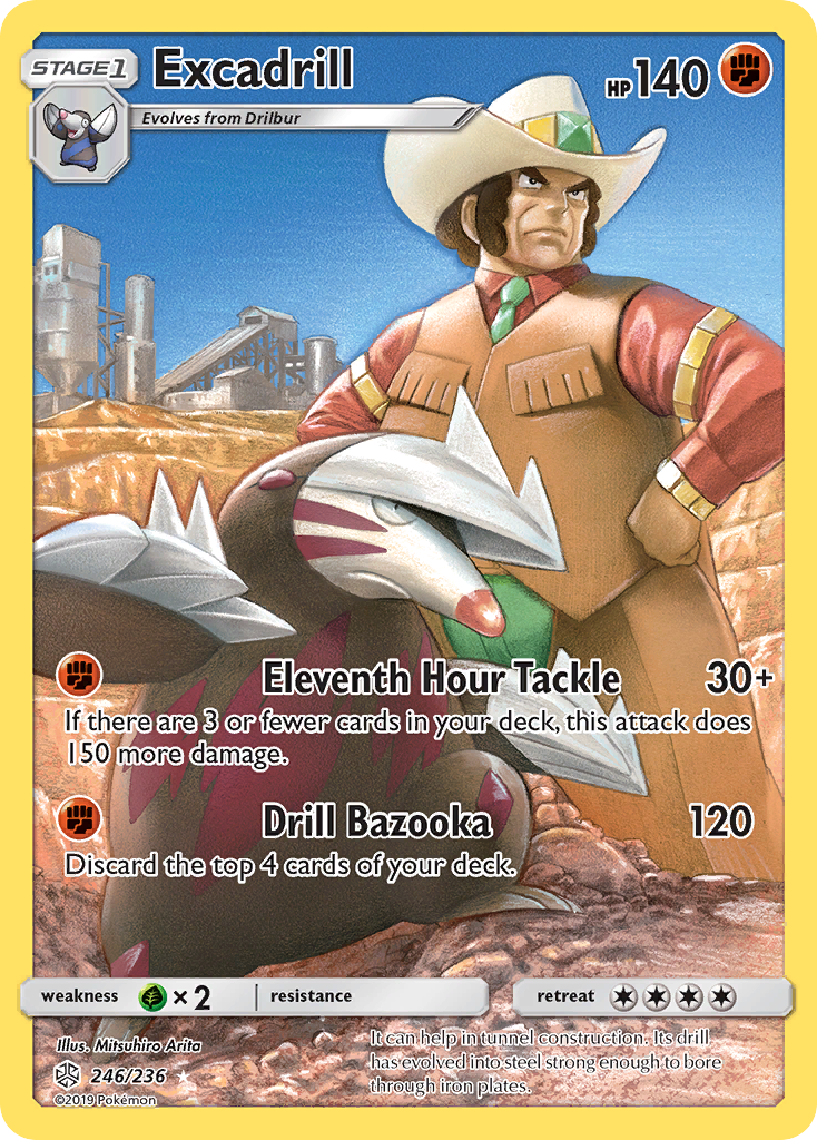 Excadrill (246/236) [Sun & Moon: Cosmic Eclipse] | Chromatic Games