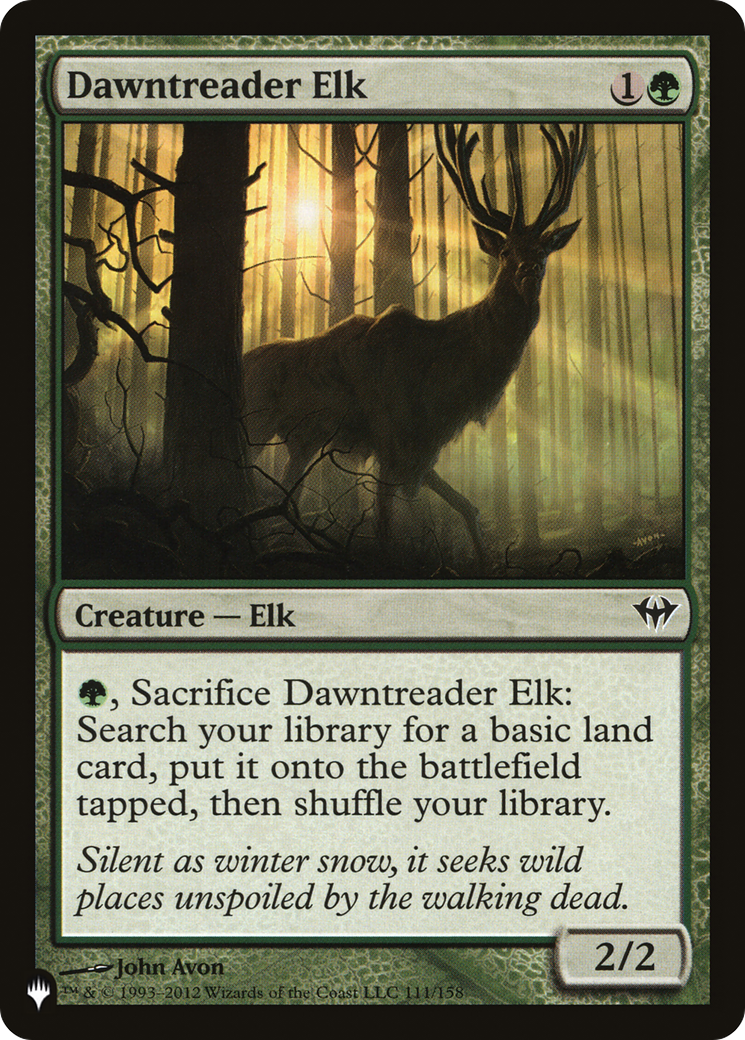 Dawntreader Elk [The List Reprints] | Chromatic Games