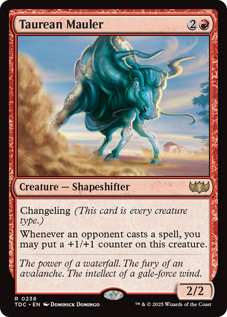 Taurean Mauler [Tarkir: Dragonstorm Commander] | Chromatic Games
