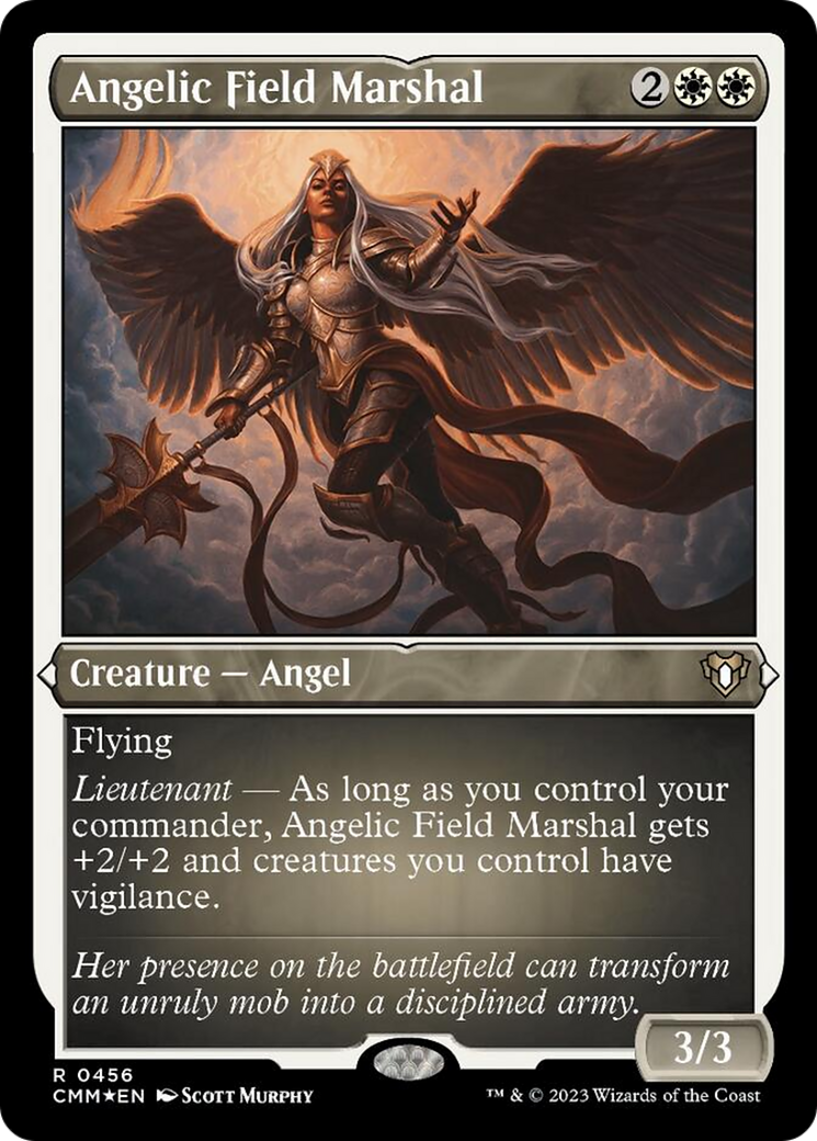 Angelic Field Marshal (Foil Etched) [Commander Masters] | Chromatic Games