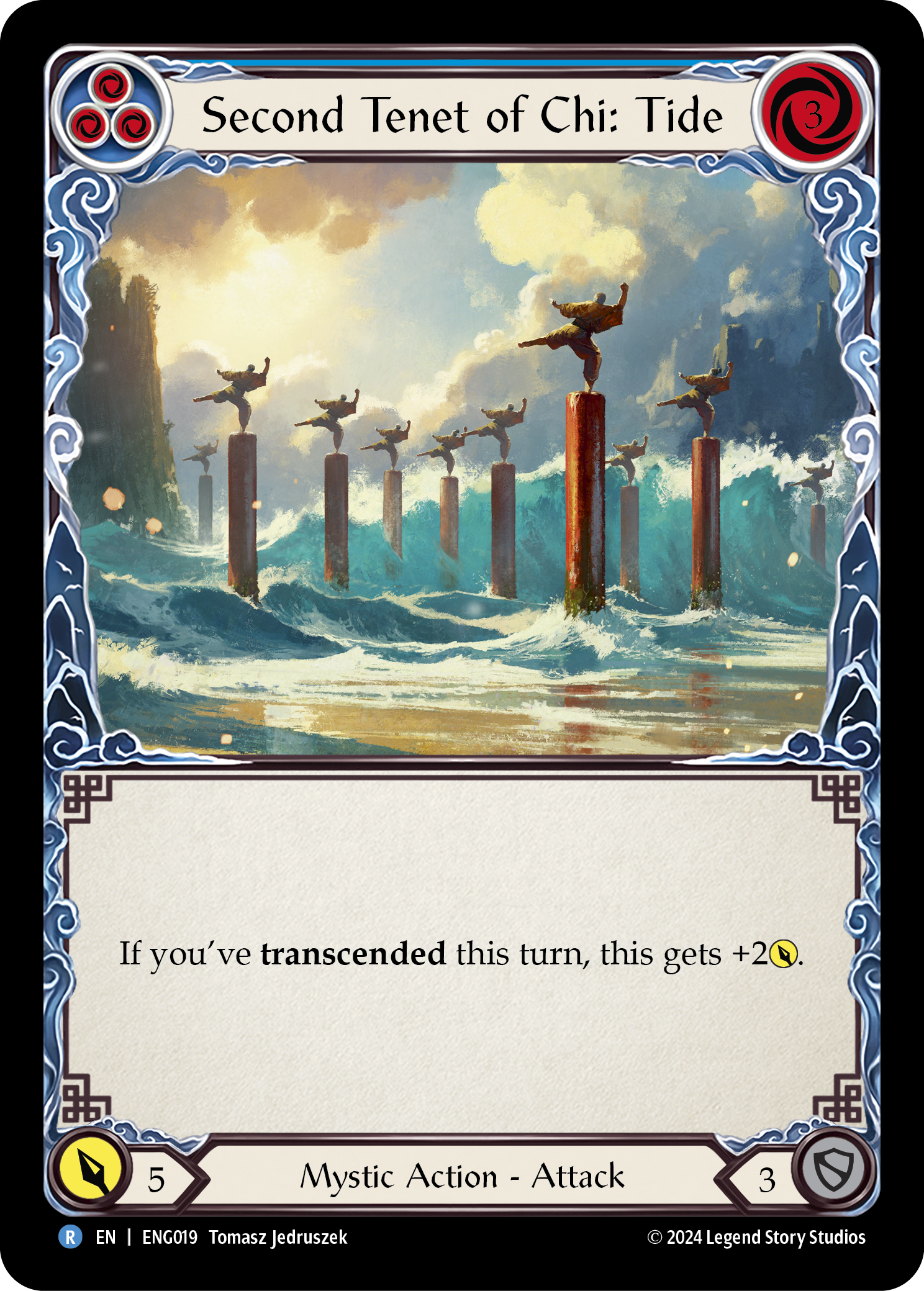 Second Tenet of Chi: Tide [ENG019] (Part the Mistveil Enigma Blitz Deck) | Chromatic Games