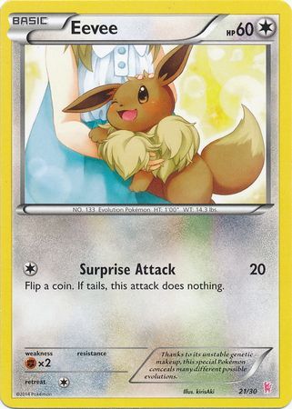 Eevee (21/30) [XY: Trainer Kit - Sylveon] | Chromatic Games