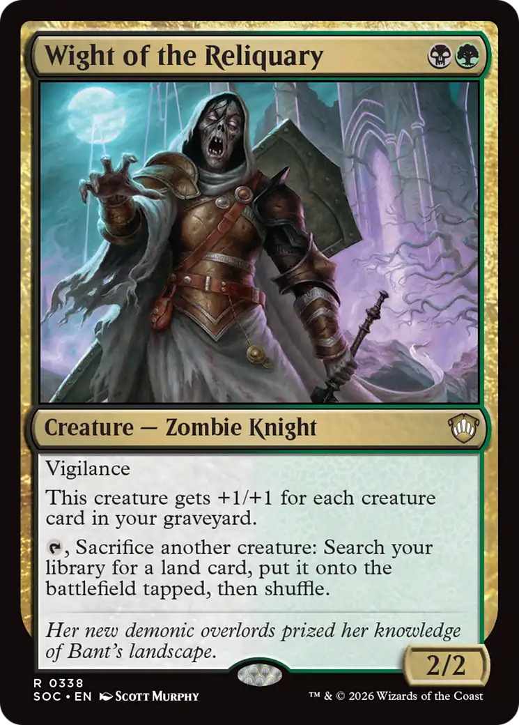 Wight of the Reliquary [Secrets of Strixhaven Commander] | Chromatic Games