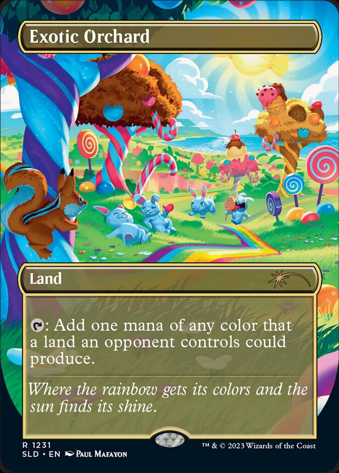 Exotic Orchard (Borderless) [Secret Lair Drop Series] | Chromatic Games