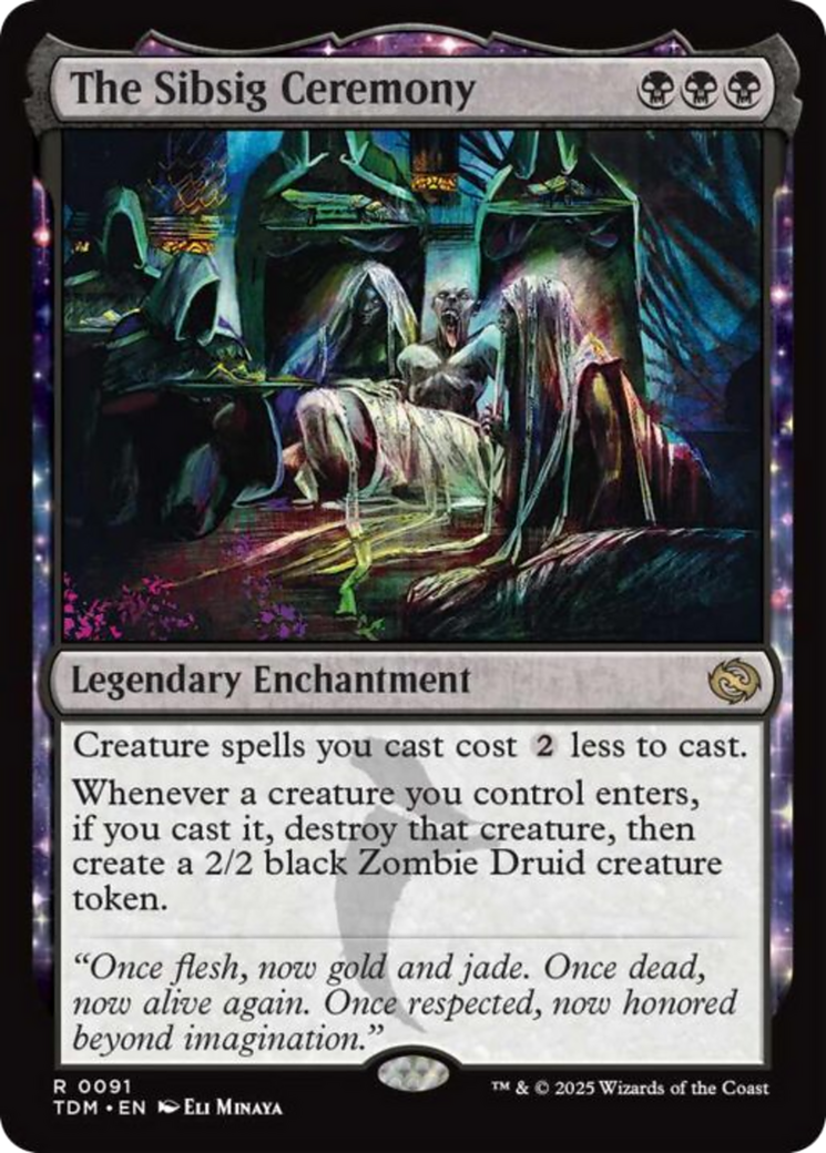 The Sibsig Ceremony [Tarkir: Dragonstorm] | Chromatic Games