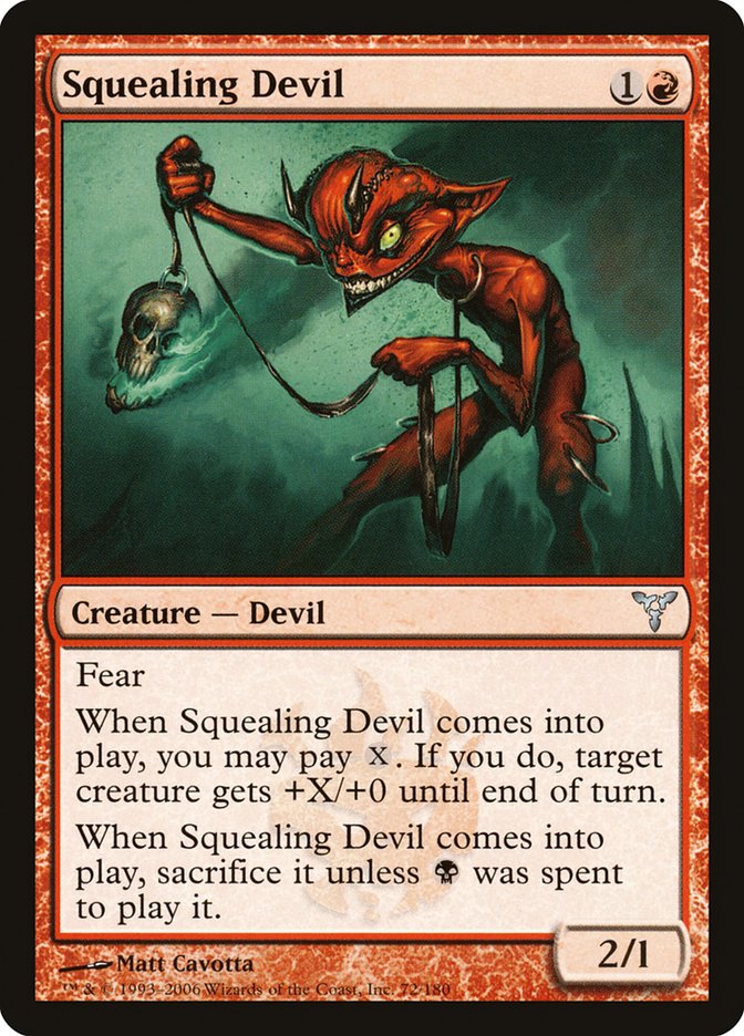 Squealing Devil 72/180 (Dissension)  - Foil | Chromatic Games