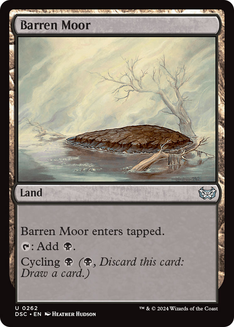 Barren Moor [Duskmourn: House of Horror Commander] | Chromatic Games