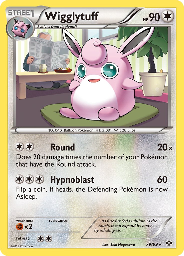 Wigglytuff (79/99) (Cosmos Holo) (Blister Exclusive) [Black & White: Next Destinies] | Chromatic Games