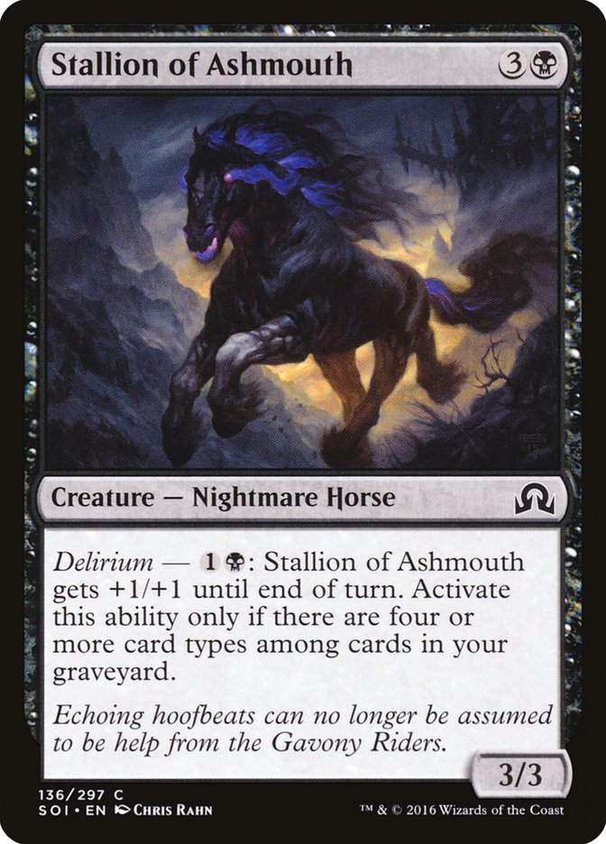 Stallion of Ashmouth 136/297 (Shadows over Innistrad)  | Chromatic Games