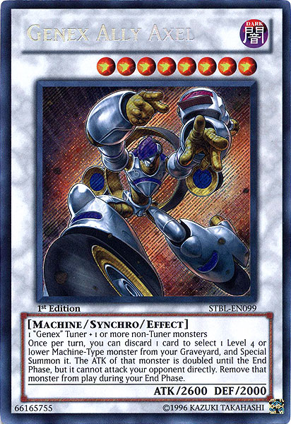 Genex Ally Axel [STBL-EN099] Secret Rare | Chromatic Games