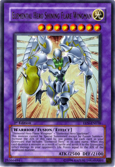 Elemental Hero Shining Flare Wingman [EEN-EN036] Ultra Rare | Chromatic Games