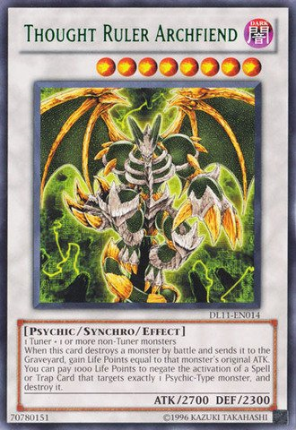 Thought Ruler Archfiend (Green) [DL11-EN014] Rare | Chromatic Games