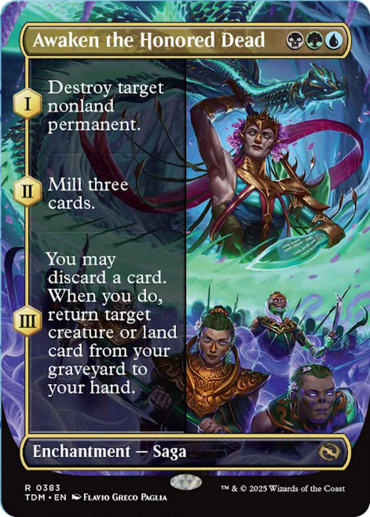 Awaken the Honored Dead (Borderless) [Tarkir: Dragonstorm] | Chromatic Games