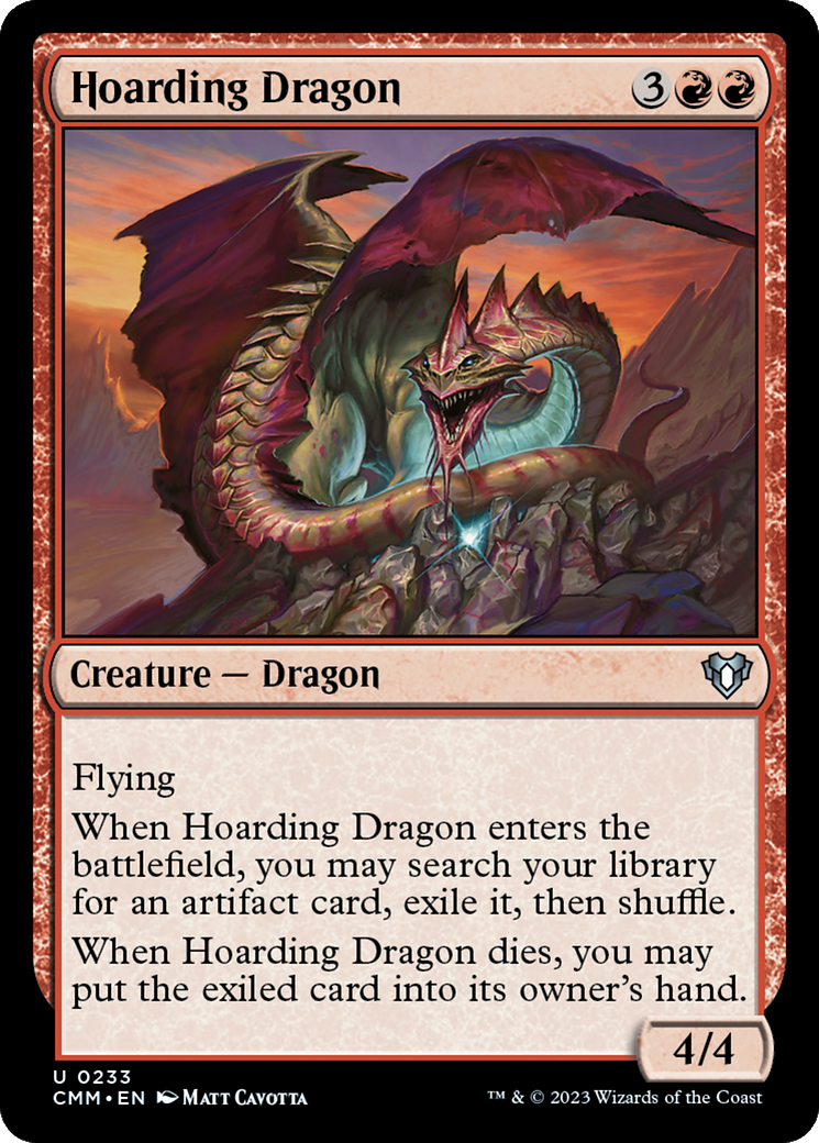 Hoarding Dragon [Commander Masters] | Chromatic Games