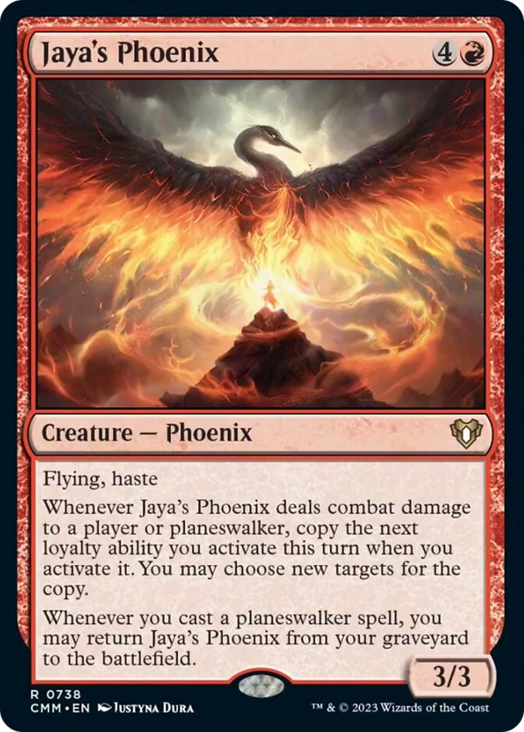 Jaya's Phoenix [Commander Masters] | Chromatic Games