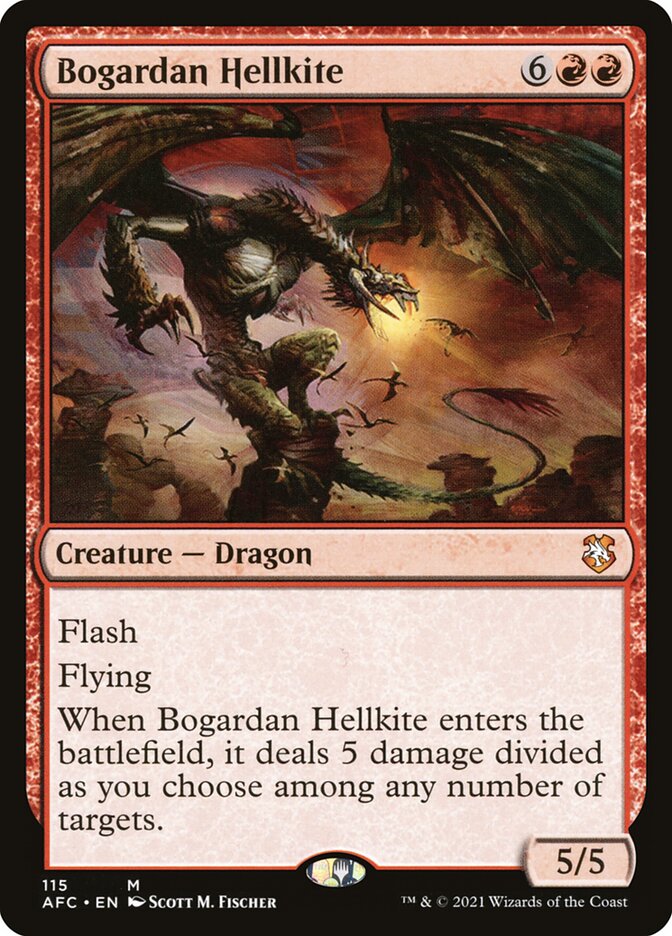 Bogardan Hellkite 115/62 (Commander: Adventures in the Forgotten Realms)  | Chromatic Games