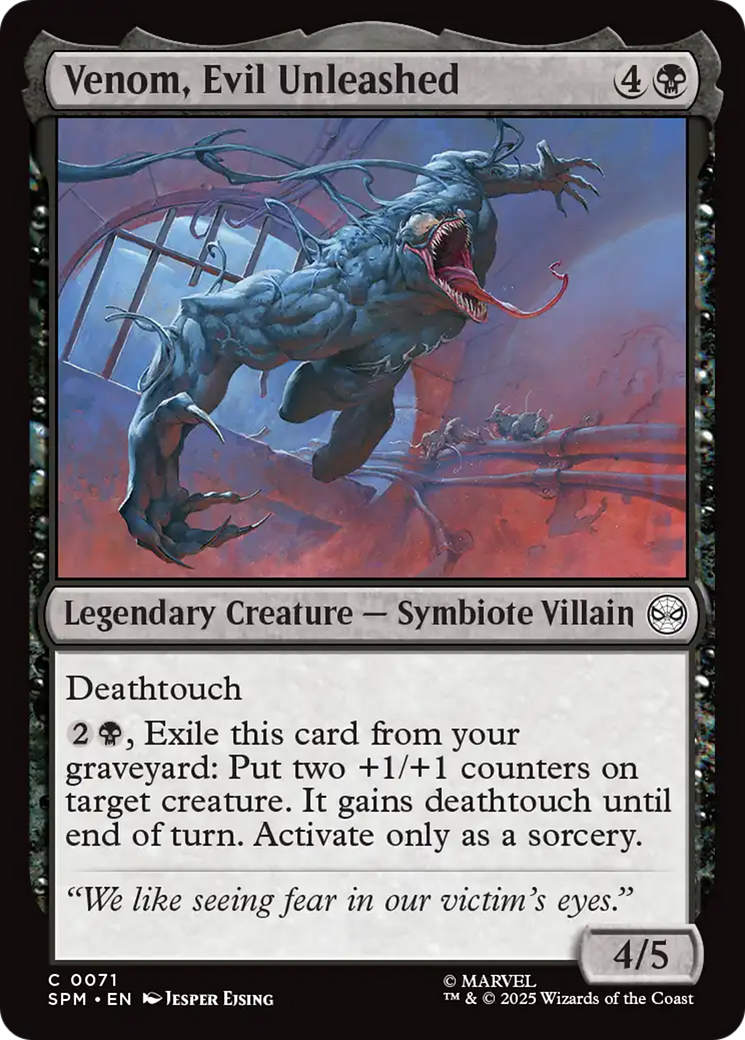 Venom, Evil Unleashed [Marvel's Spider-Man] | Chromatic Games