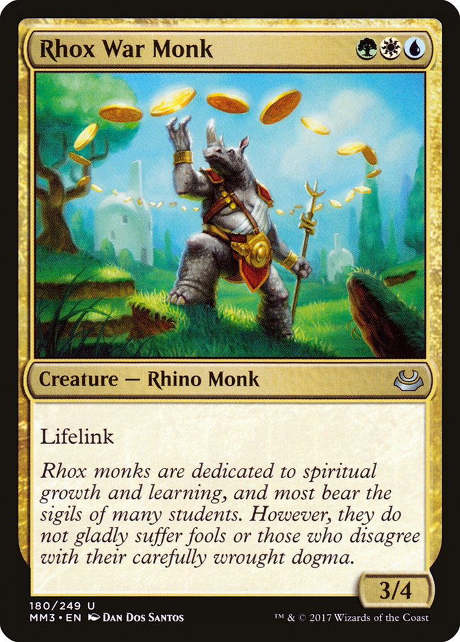 Rhox War Monk 180/249 (Modern Masters 2017)  | Chromatic Games