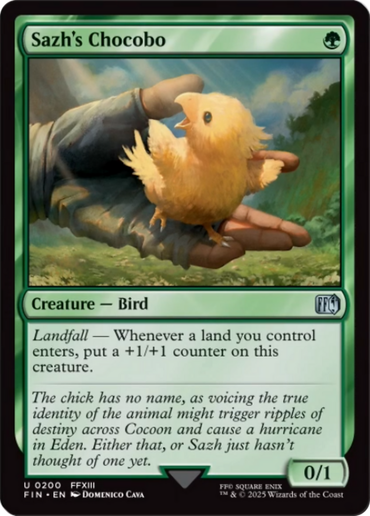 Sazh's Chocobo [FINAL FANTASY] | Chromatic Games