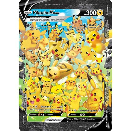 Pikachu V-UNION (Jumbo Card) [Sword & Shield: Black Star Promos] | Chromatic Games