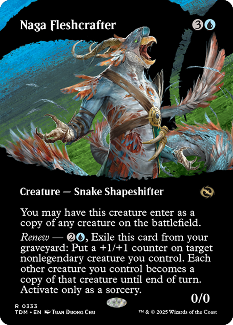 Naga Fleshcrafter (Borderless) [Tarkir: Dragonstorm] | Chromatic Games
