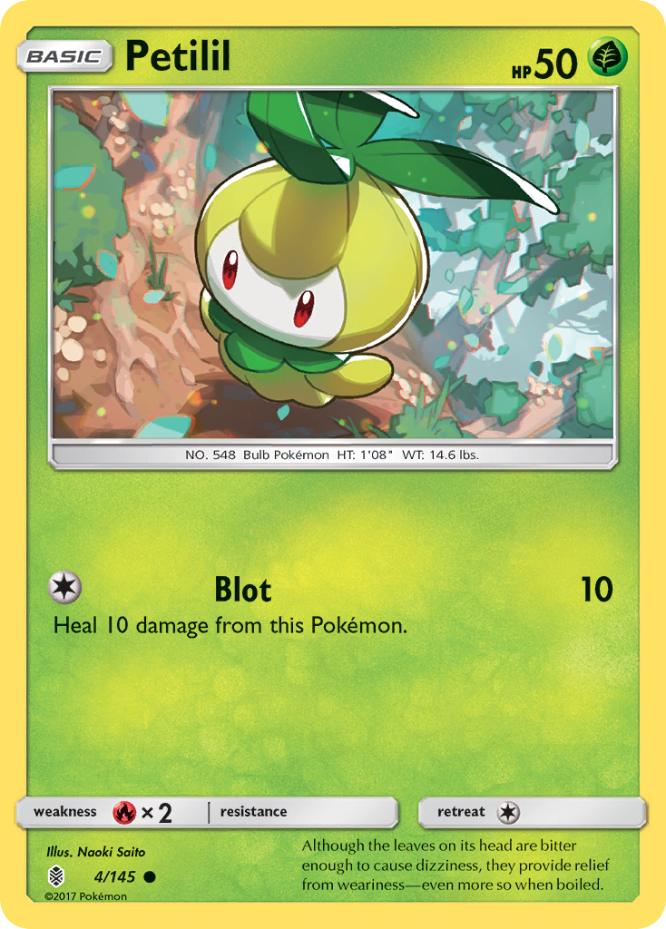 Petilil (4/145) [Sun & Moon: Guardians Rising] | Chromatic Games