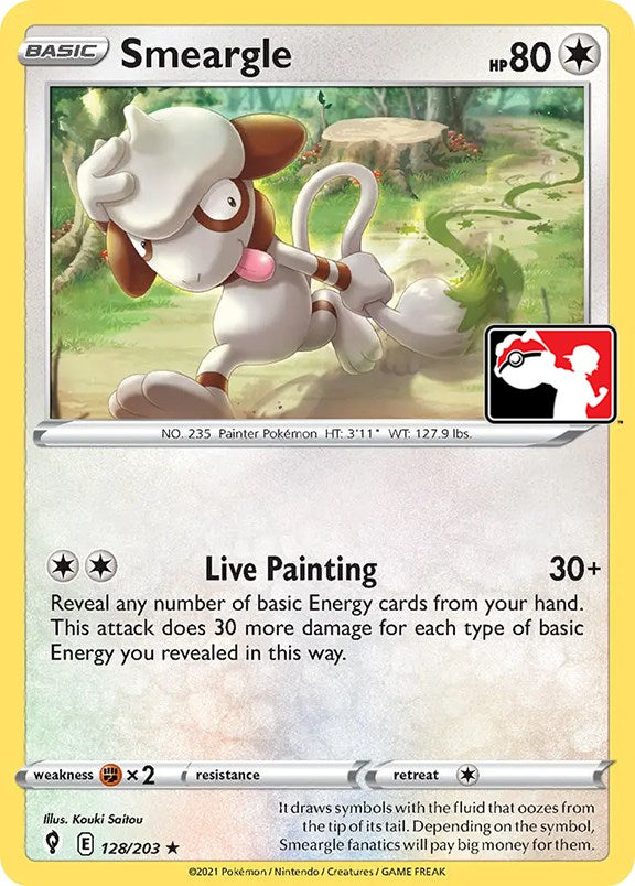 Smeargle (128/203) [Prize Pack Series One] | Chromatic Games