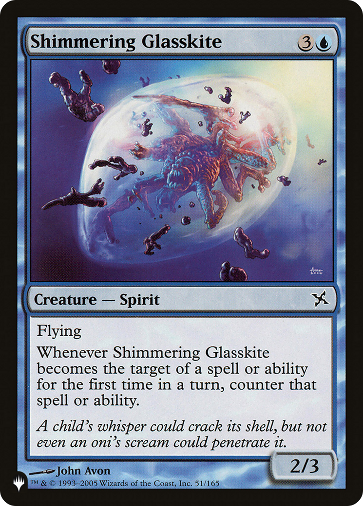 Shimmering Glasskite [The List Reprints] | Chromatic Games