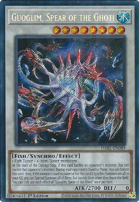 Guoglim, Spear of the Ghoti [DABL-EN089] Secret Rare | Chromatic Games