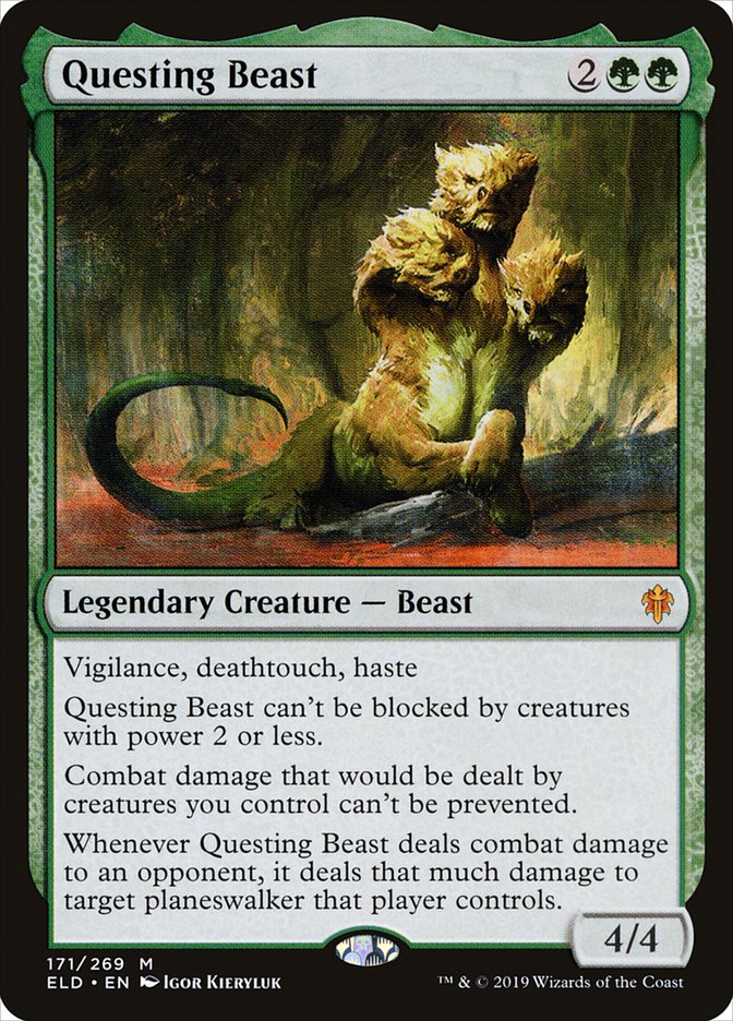 Questing Beast 171/269 (Throne of Eldraine)  - Foil | Chromatic Games