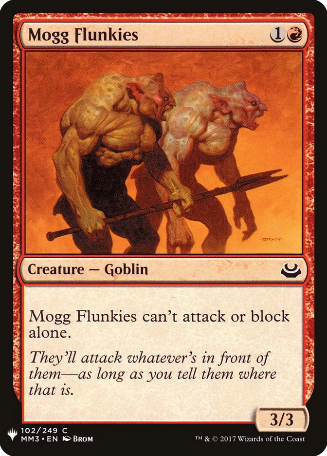 Mogg Flunkies [Mystery Booster] | Chromatic Games