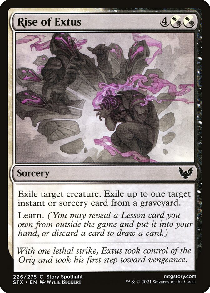 Rise of Extus 226 (Strixhaven: School of Mages)  - Foil | Chromatic Games