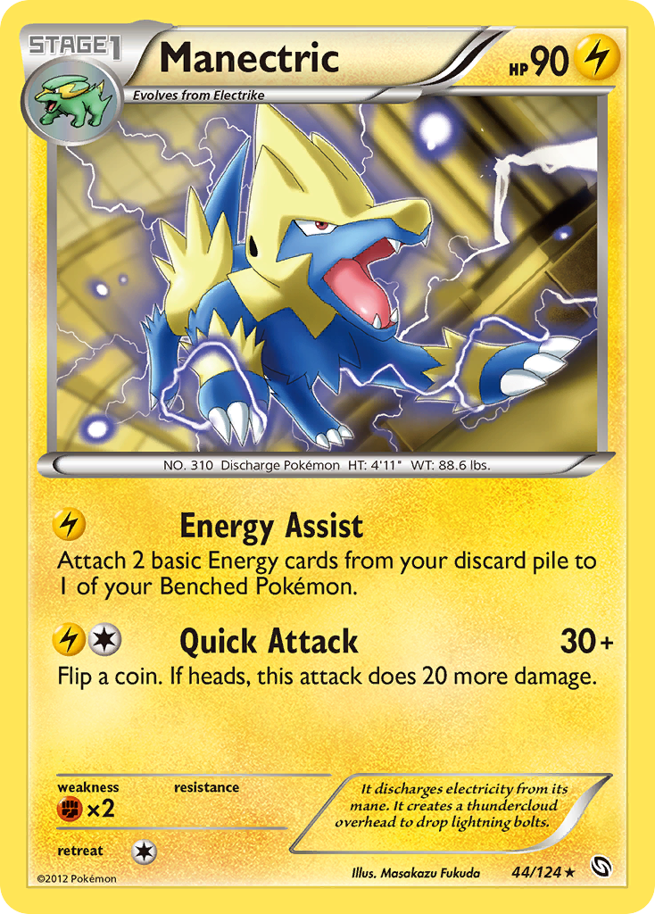 Manectric (44/124) [Black & White: Dragons Exalted] | Chromatic Games