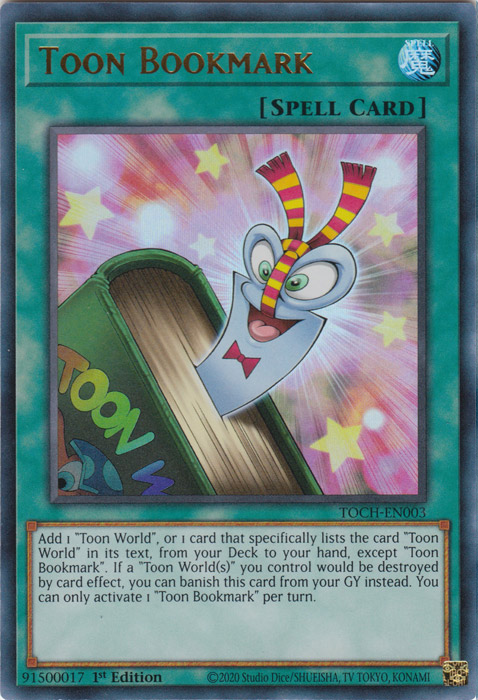 Toon Bookmark [TOCH-EN003] Ultra Rare | Chromatic Games