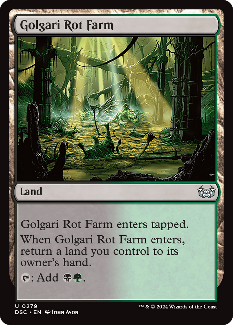Golgari Rot Farm [Duskmourn: House of Horror Commander] | Chromatic Games