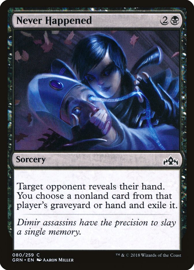 Never Happened 80/259 (Guilds of Ravnica)  | Chromatic Games