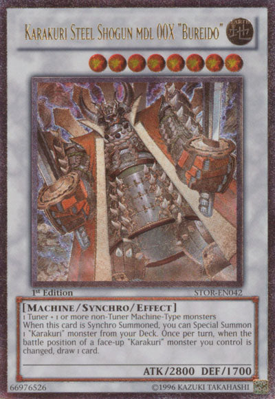 Karakuri Steel Shogun mdl 00X "Bureido" [STOR-EN042] Ultimate Rare | Chromatic Games