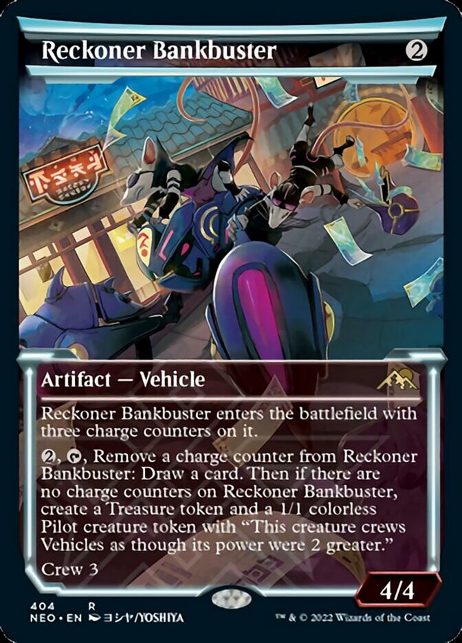 Reckoner Bankbuster (Showcase Soft Glow) [Kamigawa: Neon Dynasty] | Chromatic Games