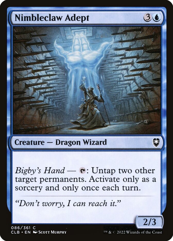 Nimbleclaw Adept 86 (Commander Legends: Battle for Baldur's Gate)  - Foil | Chromatic Games