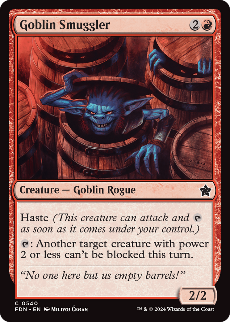 Goblin Smuggler [Foundations] | Chromatic Games